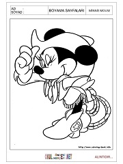 Minnie Mouse boyama sayfaları